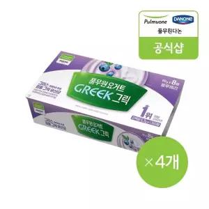 [풀무원다논] 그릭 컵 블루베리 8입(90g x 8입) x 4개