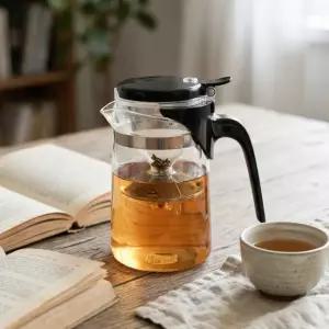 세이타 라이트킹 원터치 티포트 표일배 내열유리티팟 500ml