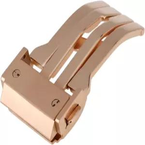 SHING F LTD 22mm 스테인리스 스틸 시계 버클 HUBLOT 로즈 골드 호환