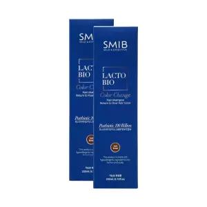 스미브 락토바이오 유산균 염색샴푸 흰머리 새치커버 다크브라운 블랙 200ml 2개