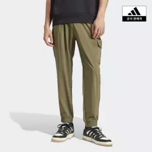 [아디다스](의정부점)[아디다스코리아공식] 에센셜 스몰 로고 카고 팬츠 [JD1824]