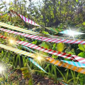 농업용 참새 퇴치 소형 반사 필름 줄끈 테이프 80M 새쫓는끈 새?는줄 새보호끈