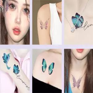 유즈SHOP 파스텔 꽃타투 스티커 스티커문신