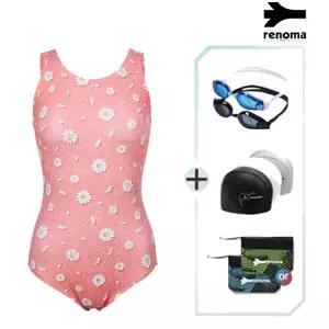 [롯데백화점]레노마 여성데이지U백 여성원피스수영복수경수모세트 LS2F803SET_OR