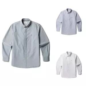 [롯데백화점]올젠 남성 옥스포드 솔리드 셔츠 ZOF1WC1303