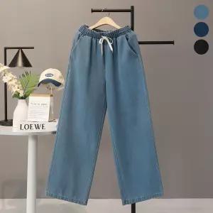 [모노시크] 스타즈 밴딩 와이드 데님 팬츠_MNPT002