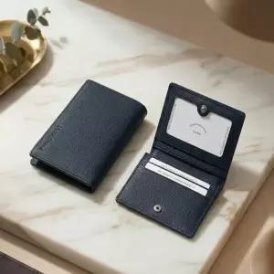 카드지갑 명함 남자 여자 커플 가죽 교통 학생 미니 핸드메이드