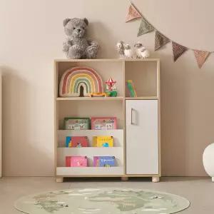 [우아미가구]제인 전면 책꽂이 선반장