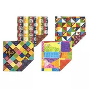 기븐 전통 양면색종이 벌크형 100매입 4색 250X250mm