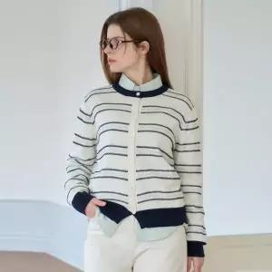 [미니마리] 체인스트라이프가디건 (MMB1CD02)