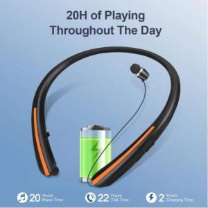 LG HBS900 스포츠 이어 버드 용 새 넥 밴드 블루투스 헤드폰 이어폰 Hifi 스테레오베이스 무선 헤드셋 방수