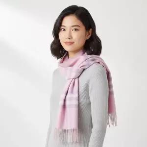[버버리] 울 체크 와이드 스카프 8110473 150835840