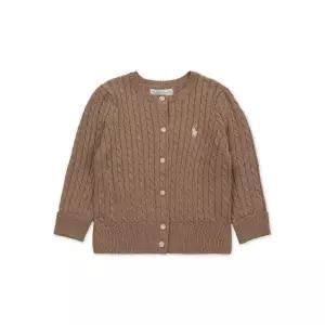 폴로 칠드런 미니 케이블 코튼 카디건 미디움 베이지 FB854279