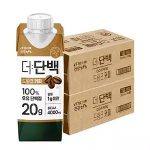빙그래 더단백 프로틴 드링크 커피 250ml 36개