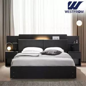 [웨스트프롬] 웨스틴 LED 수납침대(Q K공용) / 프레임만