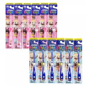 애경 2080 키즈 칫솔 3단계 x 6개 6~9세 / 어린이 유아 유치원 초등학생