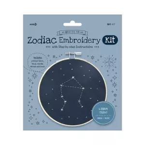 별자리 자수 키트 - 천칭자리/도안/도구/재료/부속품/DIY/수예/공예/미술/선물용/만들기/패키지/비즈/취미