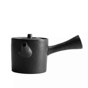 블랙 다기세트 다관 도자기 찻잔 다구 공도배 세트