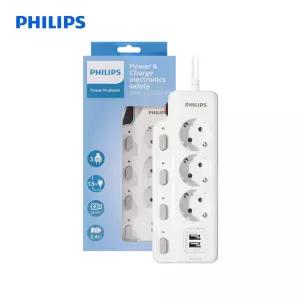 필립스 USB멀티탭 고용량 과부하차단 개별스위치 3구 3M