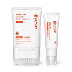 릴리이브 그로우턴 앰플 130ml + 30ml 엑소좀 브러쉬 탈모 두피에센스