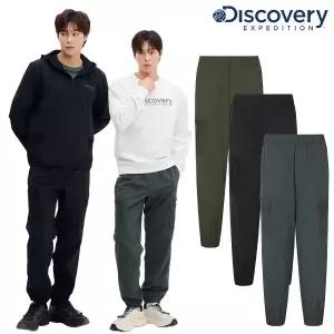 [디스커버리](강남점)[25S/S] 디스커버리 DMPT75053 남성 프레시벤트 루즈핏 카고조거팬츠 여름 냉감 등...