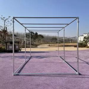 넝쿨 지지대 조립식 파이프 식물지지대 포도 포도나무 오이 2.5x1.5x1.5 기본