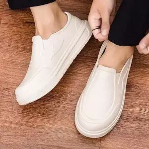 남성 베이직 캐주얼 스니커즈 레인부츠 레인 데일리슈즈