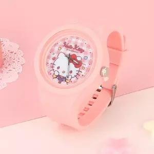헬로키티 실리콘 바늘시계 어린이 캐릭터 손목 몰랑 이선물 선물
