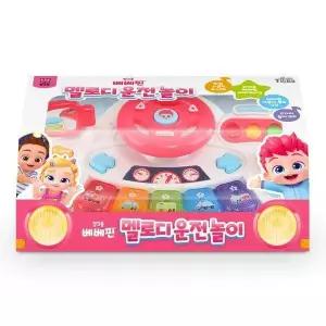 핑크퐁 베베핀 멜로디 자동차 핸들 운전놀이 장난감