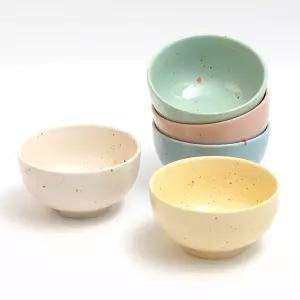파스텔 페인팅 대접 5P 세트 / 국대접 국그릇 도자기 볼