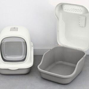 냥이 배변통 특대형 악취 하우스형 덮인 기본패키지 샌드박스 후드 용품 배변