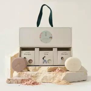 어쓰쓰 3구 비누선물 샴푸바 린스바 헤어케어 선물세트