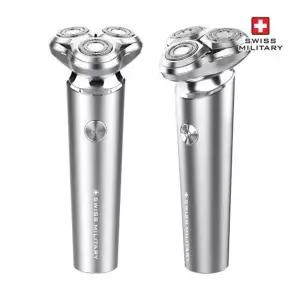 스위스밀리터리 메탈쉐이버7 방수 IPX7 충전식 무선 전기면도기 SMS-SW2000L