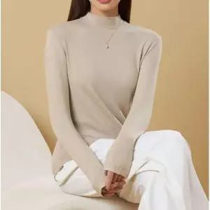 [하프클럽/셀러허브_여성트랜드패션]5칼라  부드러운 슬림핏 반목 목폴라