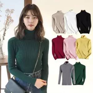 [하프클럽/셀러허브_여성트랜드패션]따뜻한목폴라 겨울티셔츠 온나핏 도톰