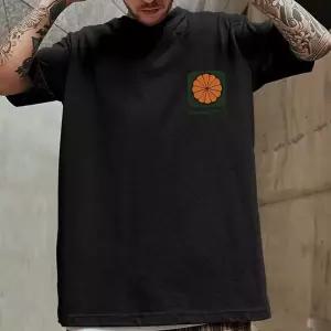 캐주얼 여름 남여공용 커플 베이직 라운드 티셔츠 오버핏반팔티