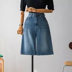 (안나앤모드) blue 프리미엄 5부 데님 [데님DSS56]