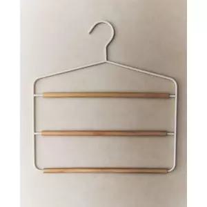 자라홈 브랜드관 메탈  우드 팬츠 행거 41119018250 424568