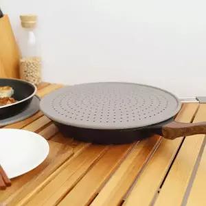 생선요리용 실리콘 프라이팬 덮개 기름튀김방지 후라이팬뚜껑 30cm 캠핑 조리용 주방