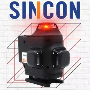 신콘 S2000R 레드 레이저 레벨기 20배 밝기 16라인 레이져 수평계 샤프 다이오드 수평기 측정기 방수 방진 모션 컨트롤 레벨기