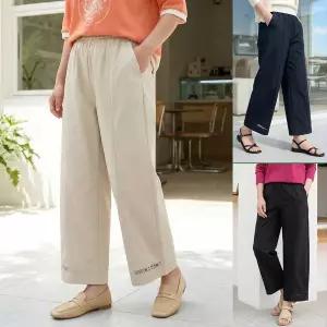 [엄마옷 로즈맘] 마법핏펀칭자수밴딩통바지