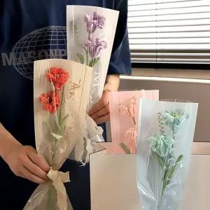 한송이 마음 꽃포장지 20매 꽃포장 광택 크라프트지 꽃포장지 장미포장지