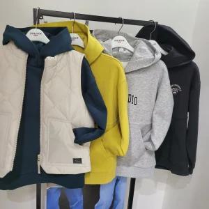 폴햄키즈 공용 플리스 그래픽 후드 맨투맨 125568