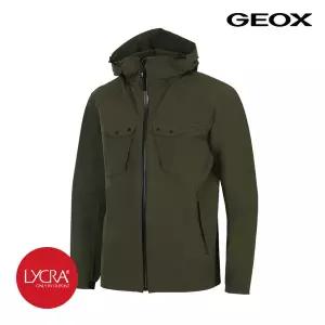 제옥스 남성 G3 스포츠 라이크라 멤브레인 바람막이(방수 방습) 후드자켓 카키