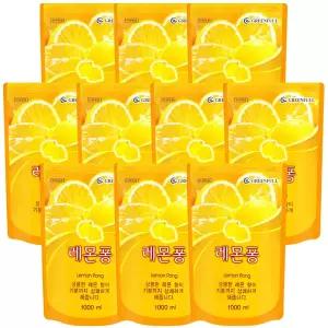 레몬퐁 주방세제 1000ml x 10개 주방세제 1000ml x10개