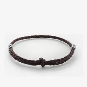 퐁당트 브레이디드 가죽 팔찌 838329V507C 2113 FONDANT