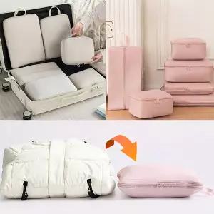 [도매라인] 여행용 압축파우치 6종세트 캐리어 정리백 이너백 방수 수납가방