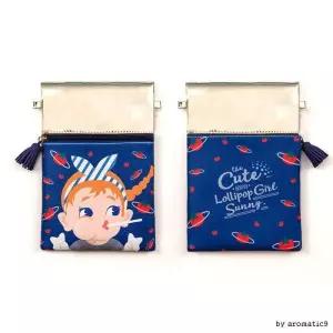 여행용 캐릭터 가방 미니가방 실버 크로스백 BENTOY 메신저 에나멜 화장품가방