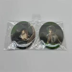 진격의 거인 WIT STUDIO 리바이 글리터 캔뱃지 세트 진격거 굿즈 위트 팝업