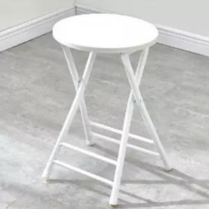 틈새 다용도 체어 원목 휴대용 폴딩 원형 의자 보조